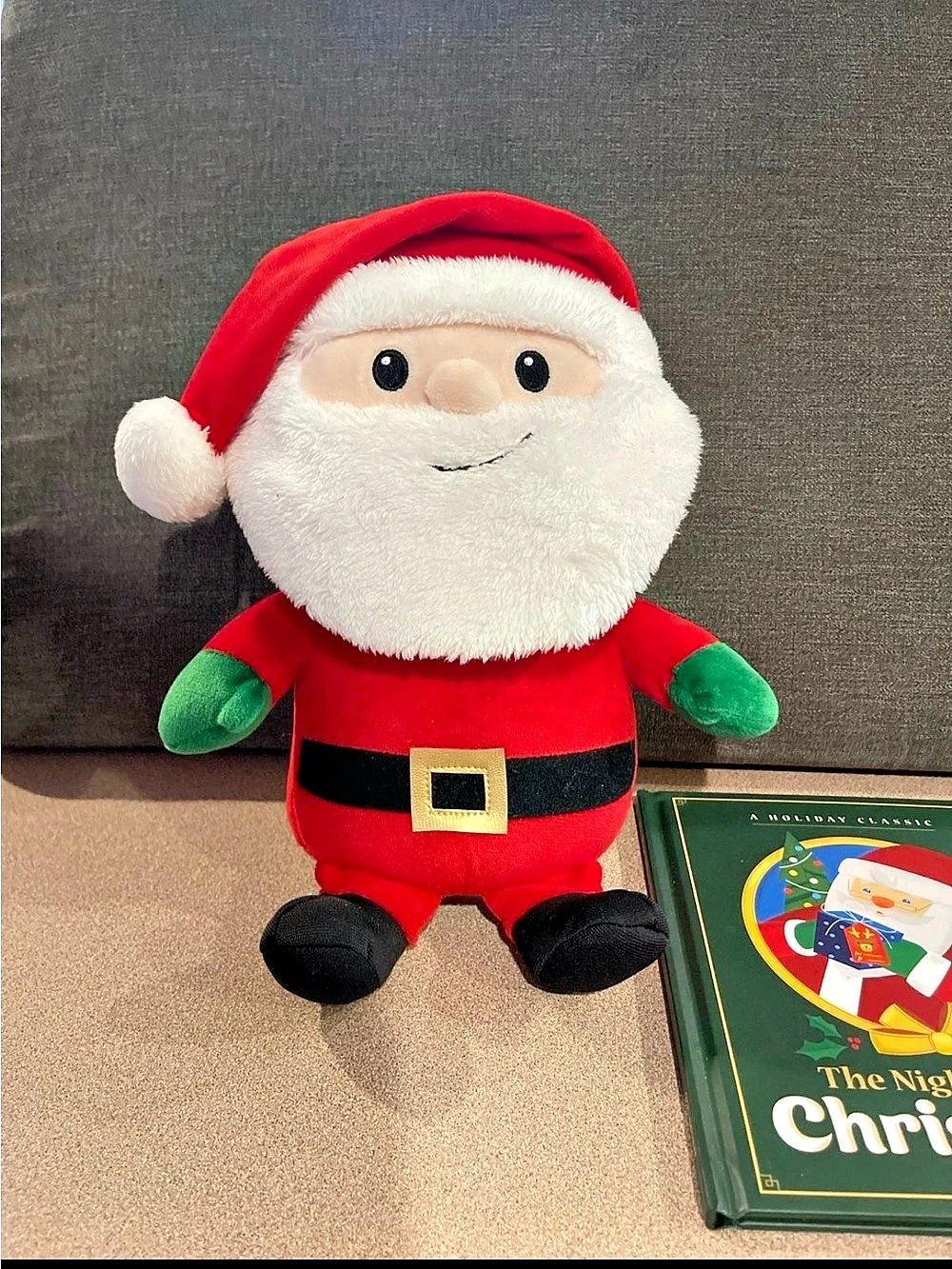 Kohl's The Night Before Christmas StoryPacks Santa plush Santa Plush & Book Like